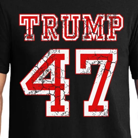 Trump 47 2024 Election Republican Conservative Pajama Set