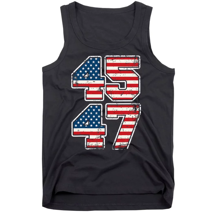 Trump 45 47 2024 President Vintage Tank Top