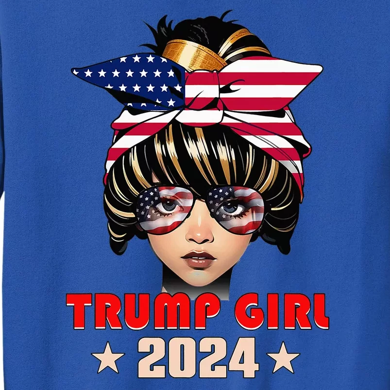 Trump 45 47 Trump Girl 2024 Tall Sweatshirt