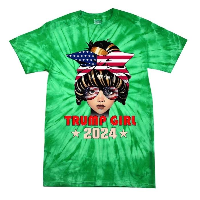 Trump 45 47 Trump Girl 2024 Tie-Dye T-Shirt