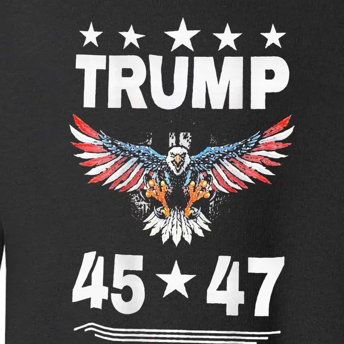 Trump 45 47 Toddler Sweatshirt