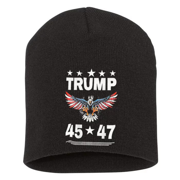 Trump 45 47 Short Acrylic Beanie