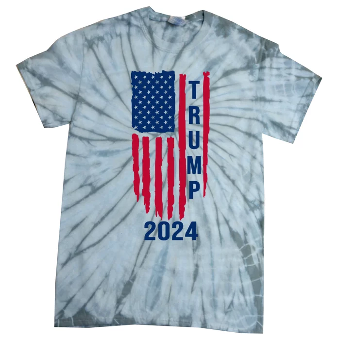 Trump 45 47 2024 Tie-Dye T-Shirt