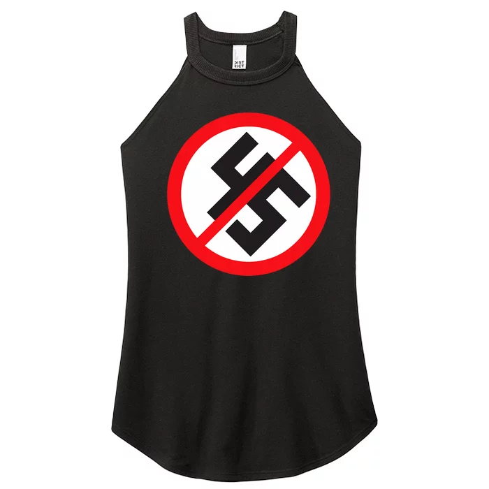 Trump 45 Anti Fascism Women’s Perfect Tri Rocker Tank