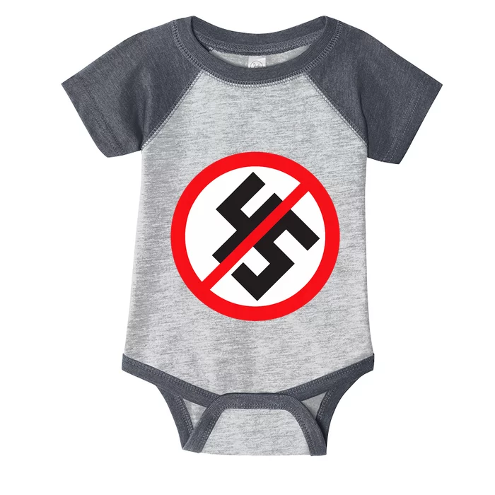 Trump 45 Anti Fascism Infant Baby Jersey Bodysuit