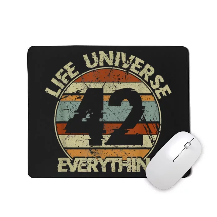 The 42 Answer To Life The Universe And Everything Mousepad