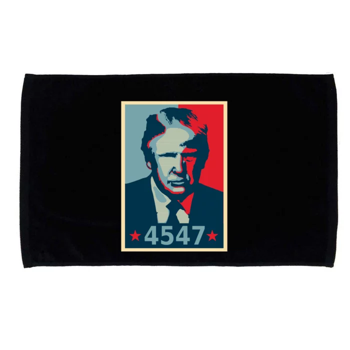 Trump 45th And 47th President Election 2024 Donald Trump Gift Microfiber Hand Towel