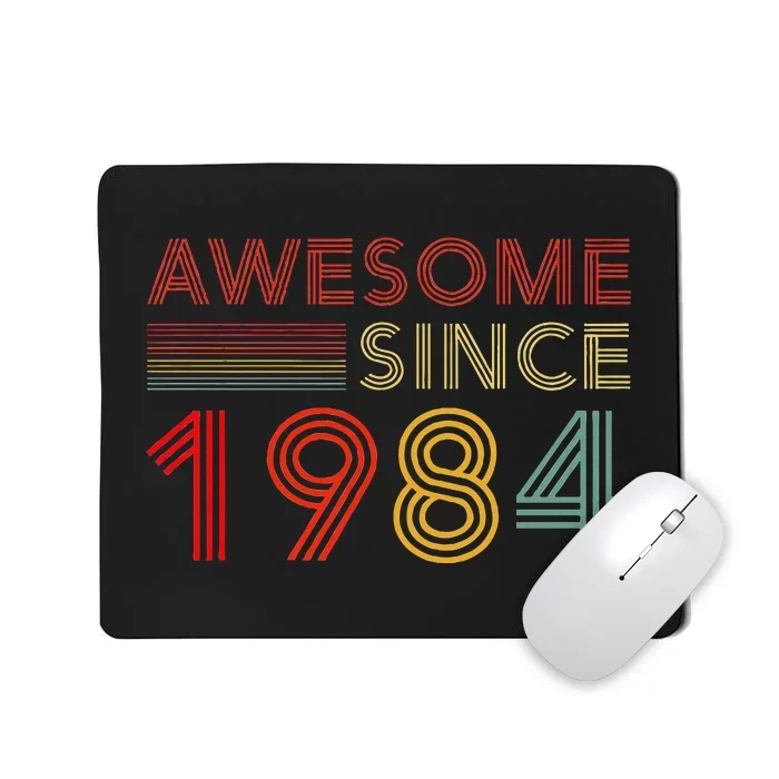 Turning 40 Birthday Decorations 40th Bday 1984 Birthday Mousepad