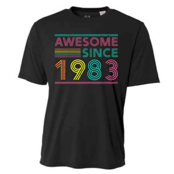 Turning 40 Birthday Decorations 40th BDay 1983 Birthday Cooling Performance Crew T-Shirt