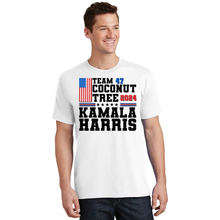 Team 47 Coconut Tree 2024 Kamala Harris 2024 Election T-Shirt