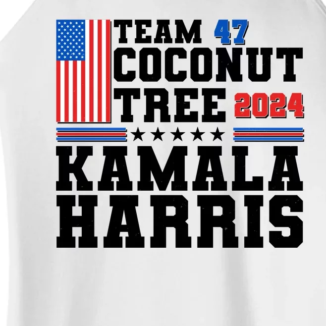 Team 47 Coconut Tree 2024 Kamala Harris 2024 Election Women’s Perfect Tri Rocker Tank