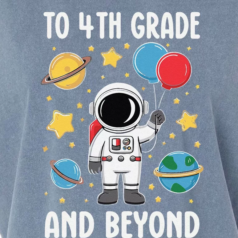 To 4th Grade And Beyond Astronaut Fourth Grade Garment-Dyed Women's Muscle Tee