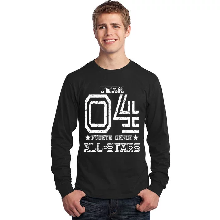 Team 4th Grade All-stars Sport Jersey Tall Long Sleeve T-Shirt