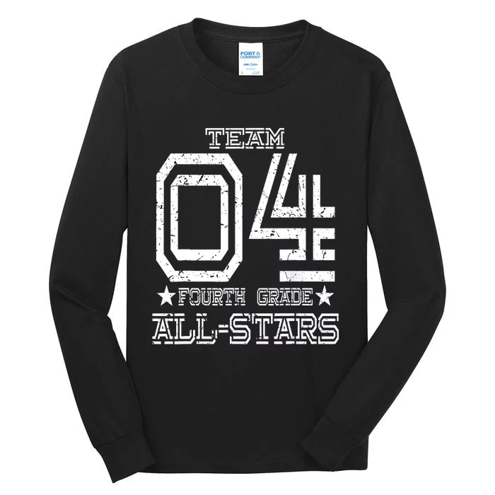 Team 4th Grade All-stars Sport Jersey Tall Long Sleeve T-Shirt