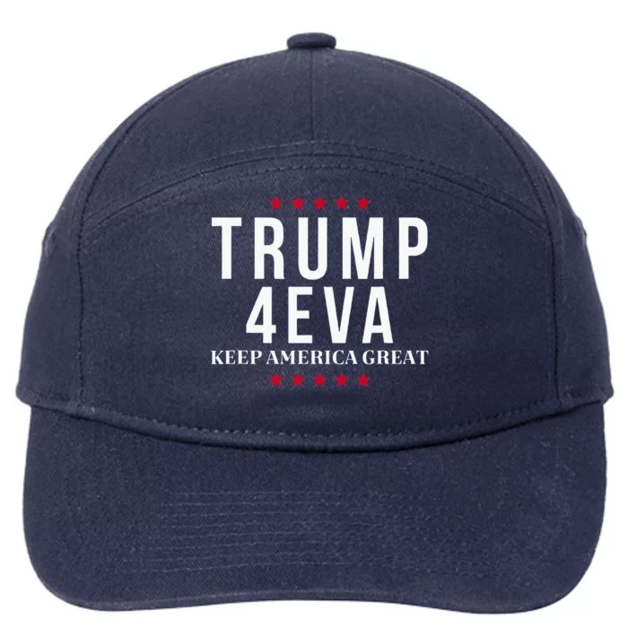 Trump 4EVA Keep America Great 7-Panel Snapback Hat