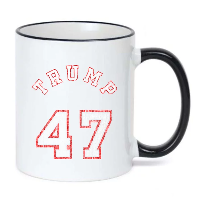 Trump 47 Meaningful Gift Black Color Changing Mug