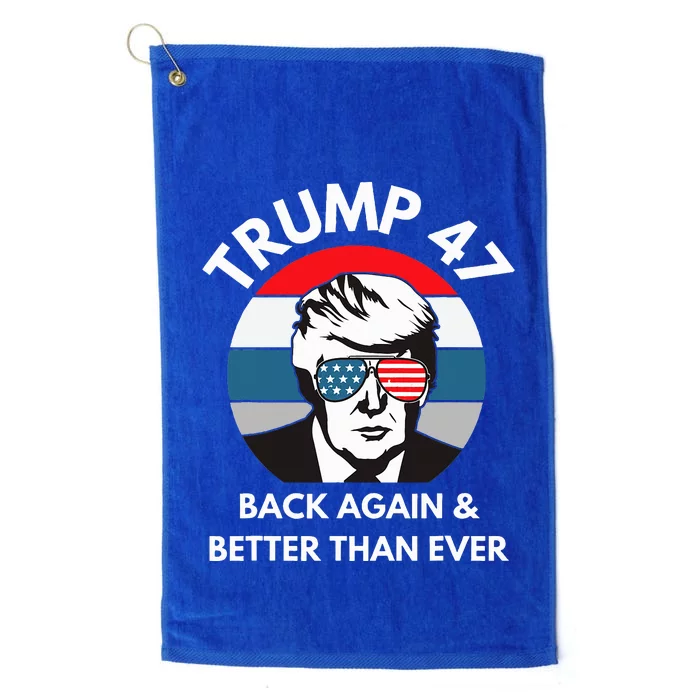 Trump 47 President Platinum Collection Golf Towel