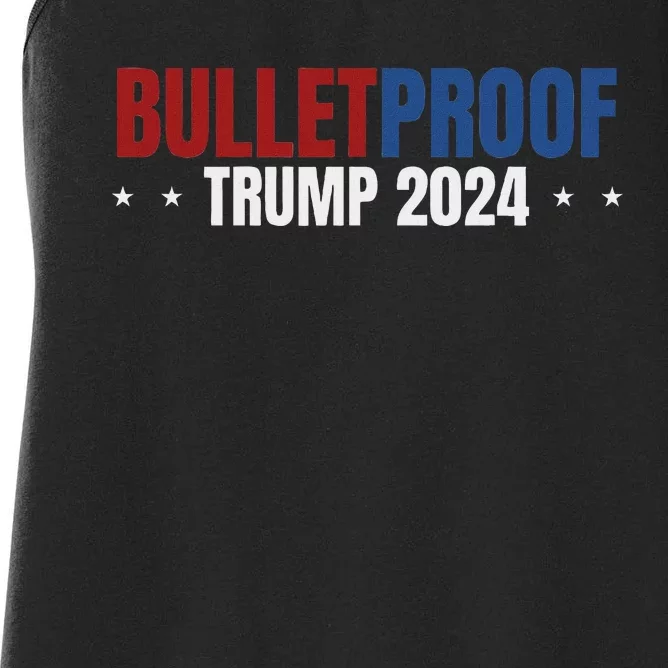 Trump 47 Patriotic 2024 Election Design Women's Racerback Tank