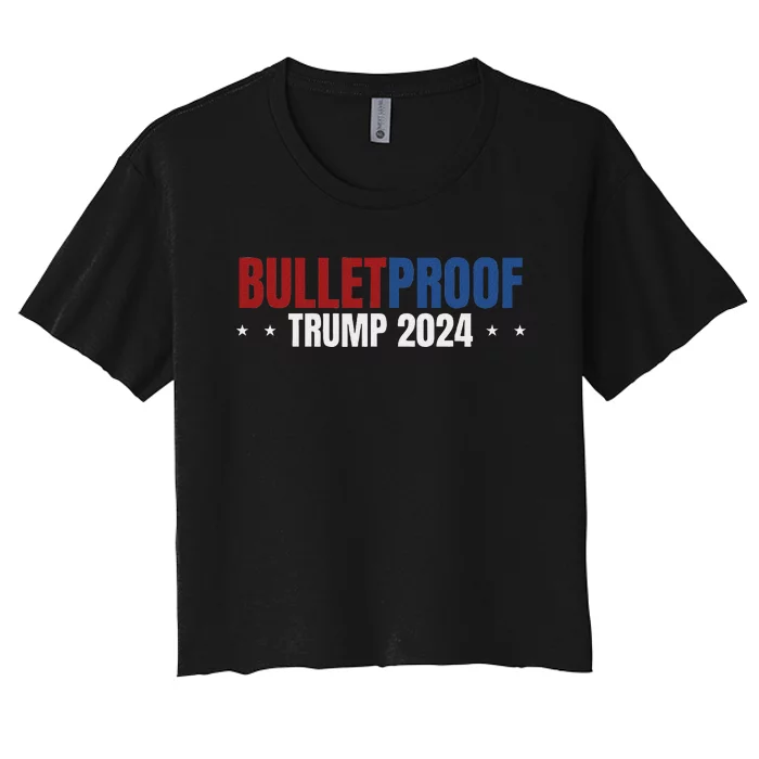 Trump 47 Patriotic 2024 Election Design Women's Crop Top Tee