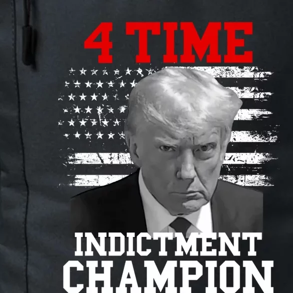 Trump 4 Time Indictment Champion Daily Commute Backpack