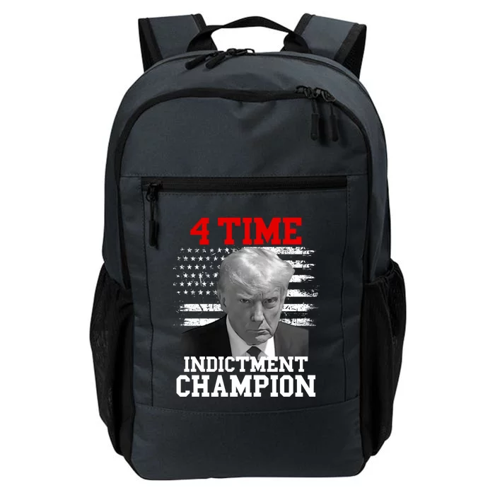 Trump 4 Time Indictment Champion Daily Commute Backpack