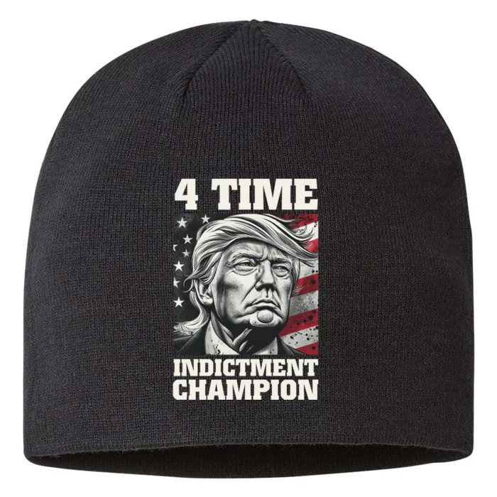 Trump 4 Time Indictment Champion 8 1/2in Sustainable Knit Beanie