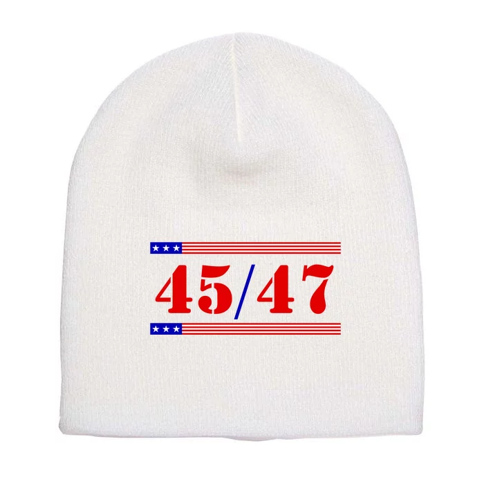 Trump 45/47 Trump 45 47 2024 Trump 2024 Short Acrylic Beanie