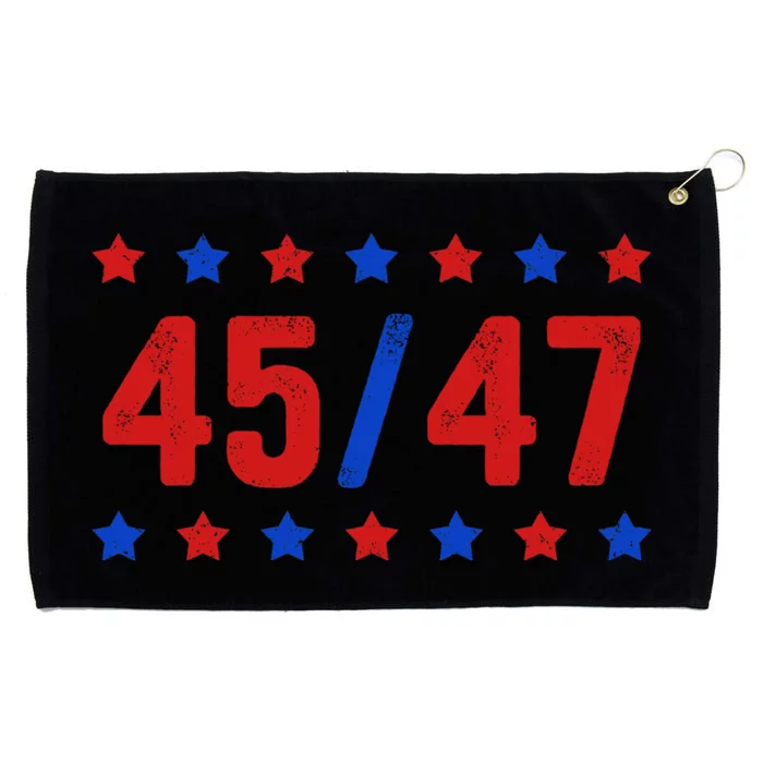 Trump 45/47 Trump 45 47 2024 Trump 2024 Grommeted Golf Towel