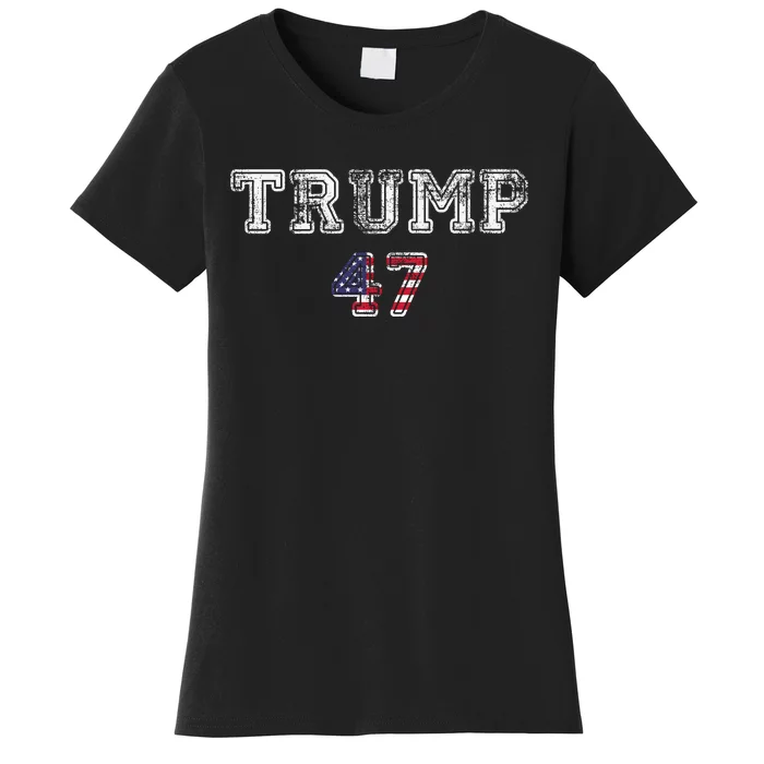 Trump 47 Trump Republican Women's T-Shirt