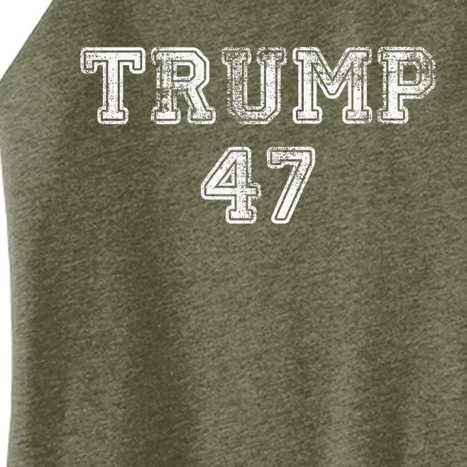 Trump 47 Trump Republican Women’s Perfect Tri Rocker Tank