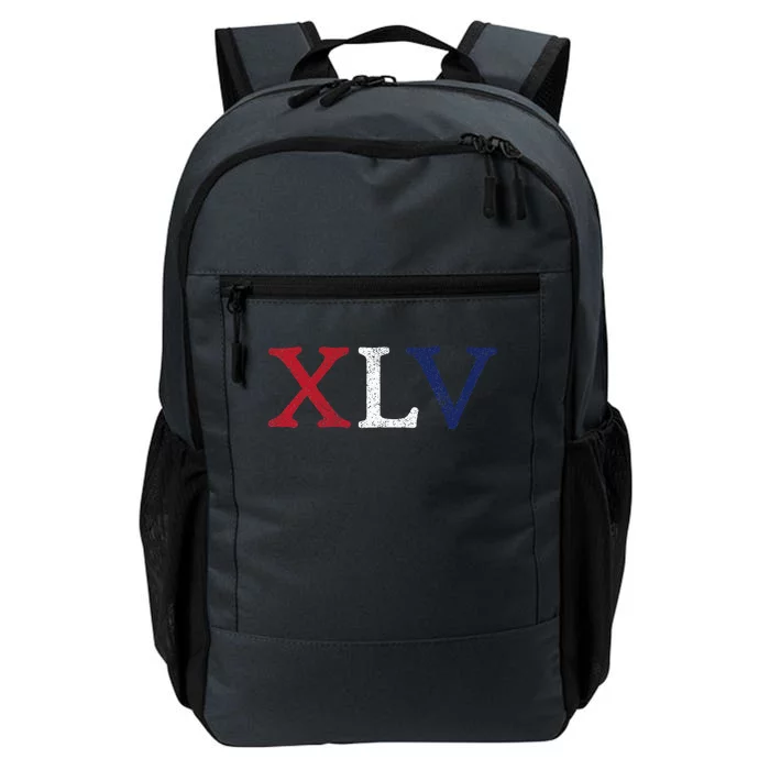 Trump 45 Xlv Roman Numerals Presidential Republican Daily Commute Backpack