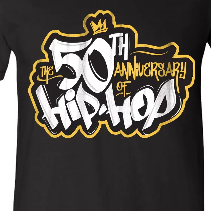 The 50th Anniversary Of Hip Hop V-Neck T-Shirt