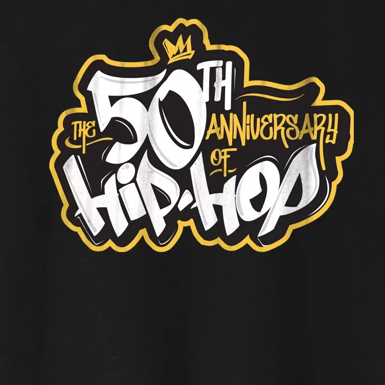 The 50th Anniversary Of Hip Hop Women's Crop Top Tee