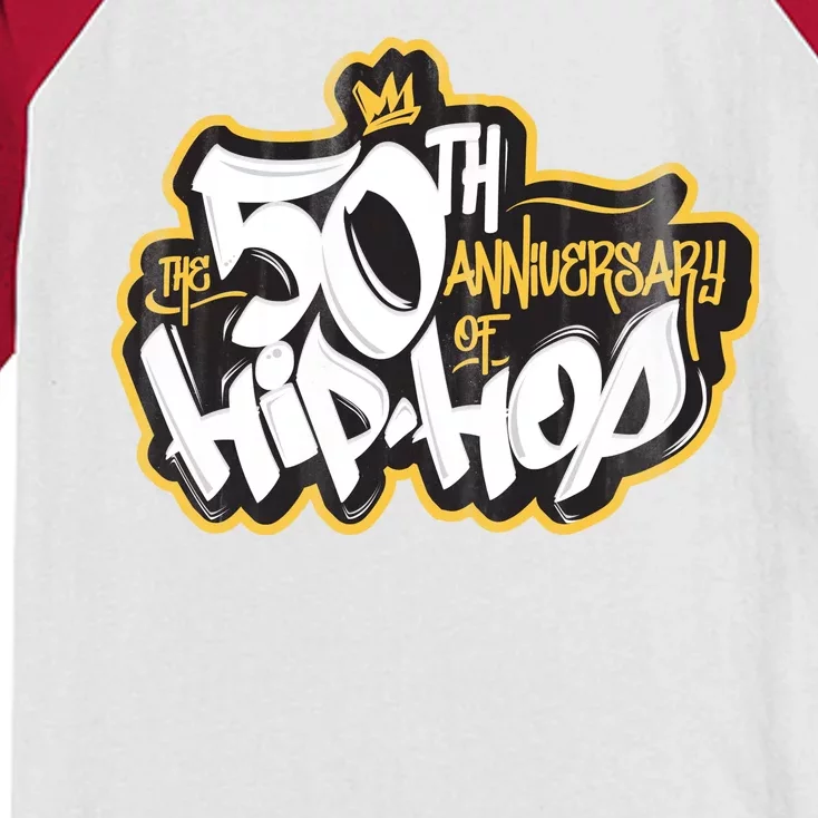 The 50th Anniversary Of Hip Hop Kids Colorblock Raglan Jersey