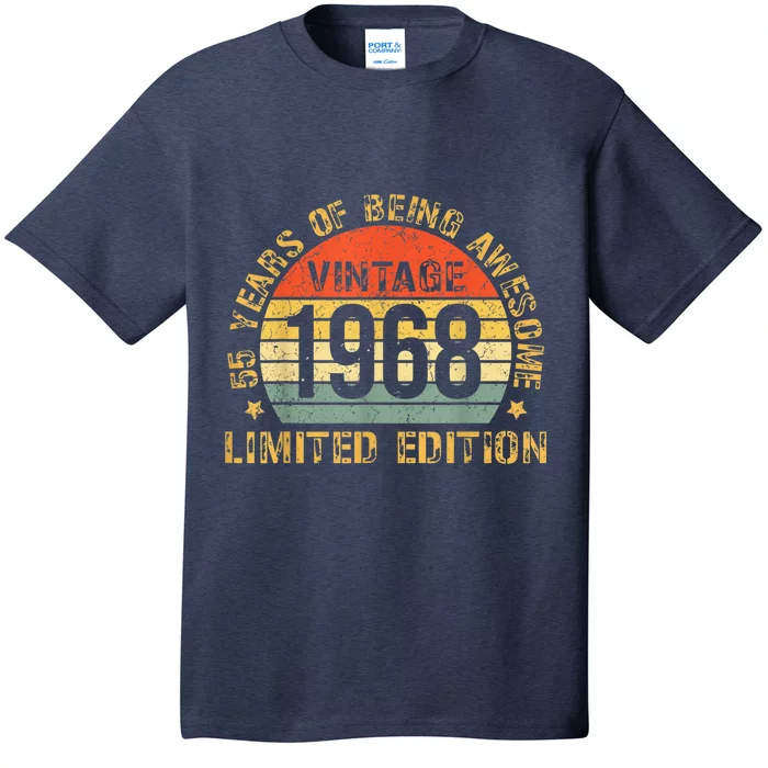 Turning 55 Birthday Decorations  55th BDay 1968 Birthday T-Shirt