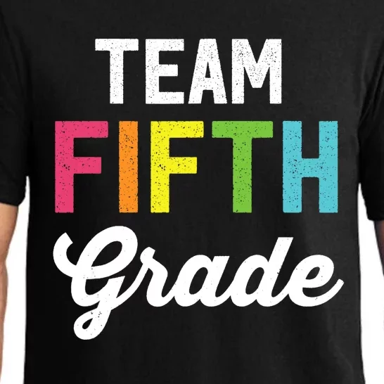 Team 5th Fifth Grade Teacher Back To School Pajama Set