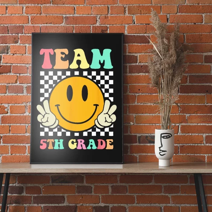 Team 5th Grade Squad Fifth Teacher Student Back To School Poster