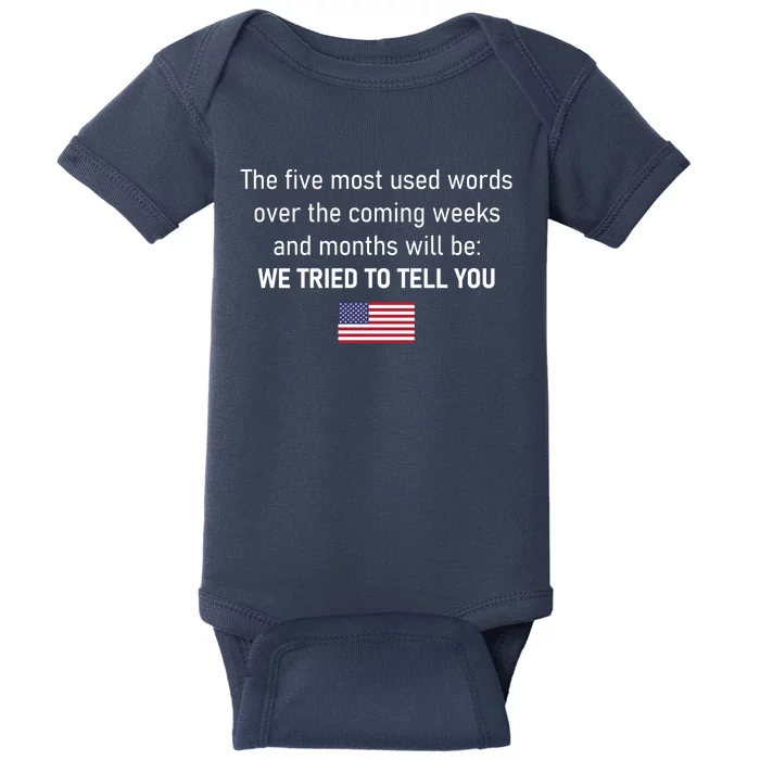 The 5 Most Used Words We Tried To Tell You Baby Bodysuit