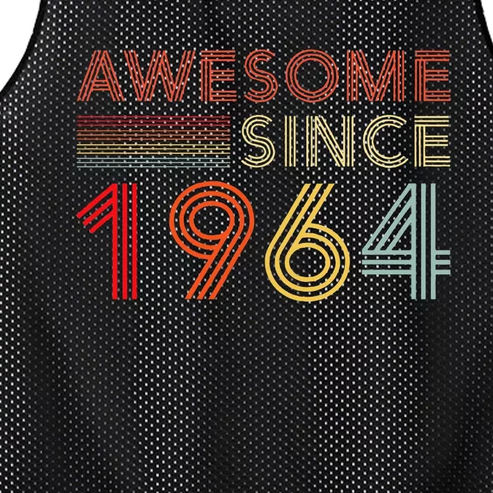 Turning 60 Birthday Decorations 60th Bday 1964 Mesh Reversible Basketball Jersey Tank