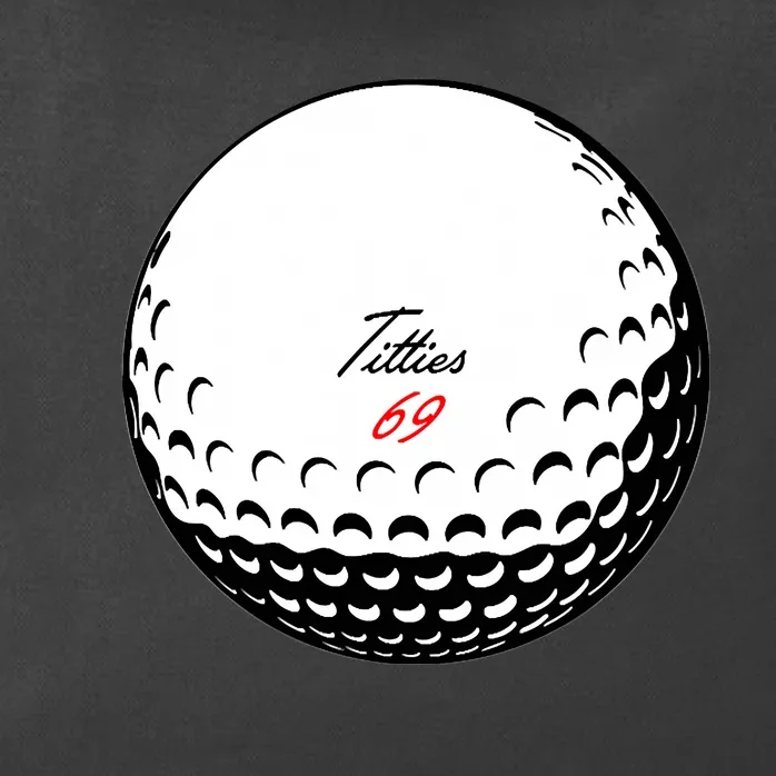 Titties 69 - Funny Golf Ball Zip Tote Bag