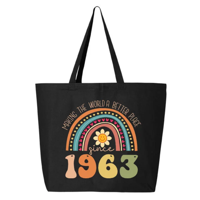 Turning 60 Retro 1963 60th birthday for 25L Jumbo Tote