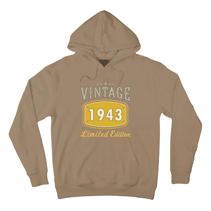 Turning 80 Birthday Decorations 80th BDay 1943 Birthday Cute Hoodie