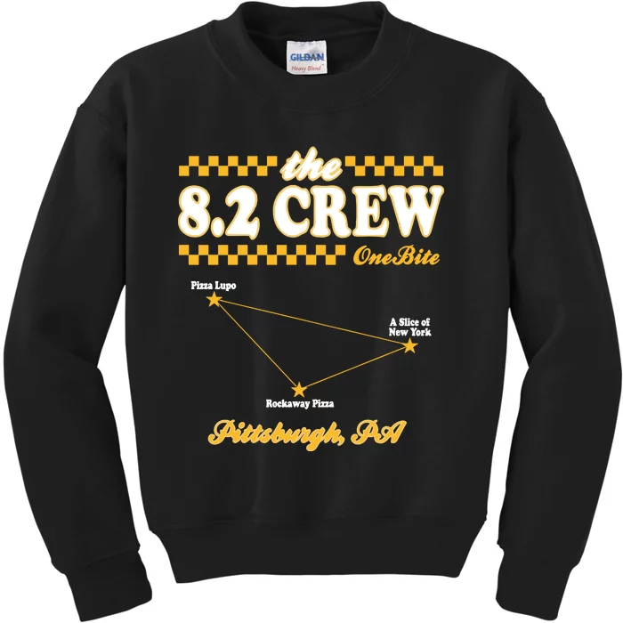 The 82 Crew One Bite Pittsburgh Pa Kids Sweatshirt