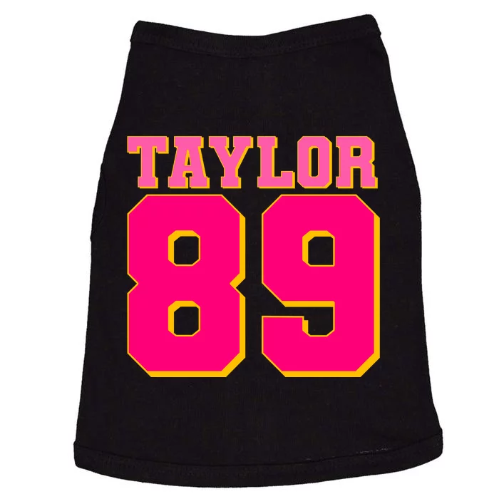 Taylor 89 Football Sports Music Fan Doggie Tank