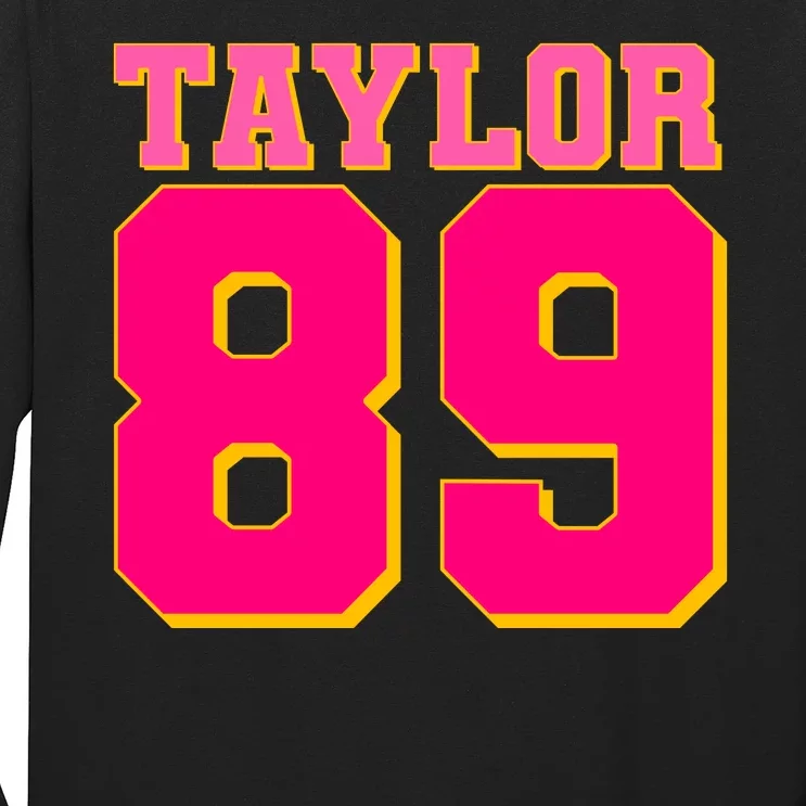 Taylor 89 Football Sports Music Fan Long Sleeve Shirt