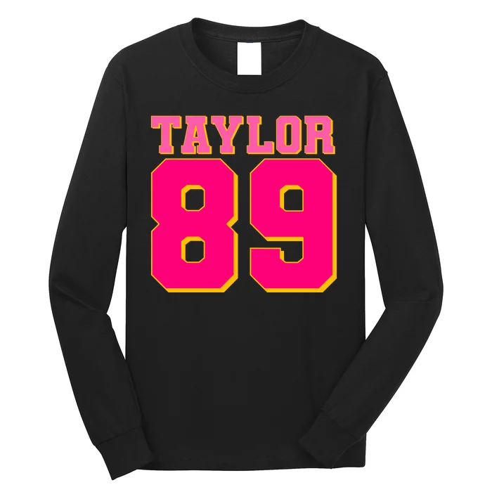 Taylor 89 Football Sports Music Fan Long Sleeve Shirt