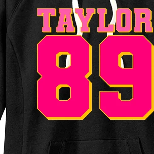 Taylor 89 Football Sports Music Fan Women's Fleece Hoodie