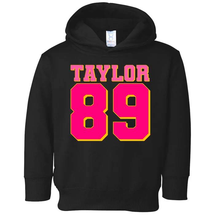 Taylor 89 Football Sports Music Fan Toddler Hoodie