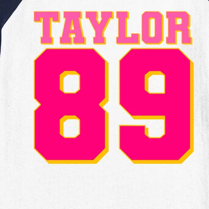 Taylor 89 Football Sports Music Fan Baseball Sleeve Shirt