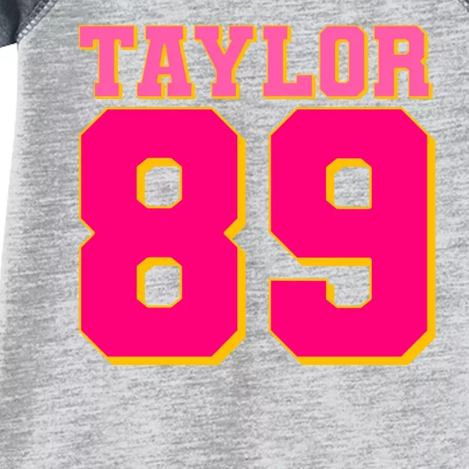 Taylor 89 Football Sports Music Fan Infant Baby Jersey Bodysuit